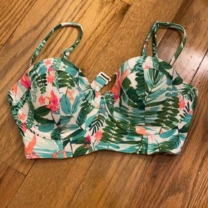 Old Navy Floral Bikini Top NWOT